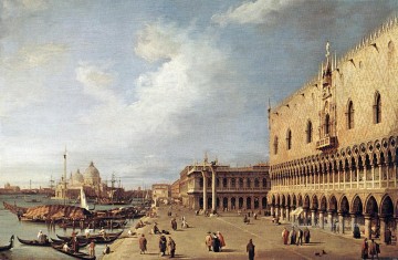 Canaletto Werke - Ansicht des Dogenpalastes Canaletto